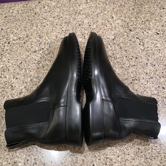 Size 12 Men’s (11 UK) Hogan Black Leather Chelsea Slip on Boots - Picture 8 of 13